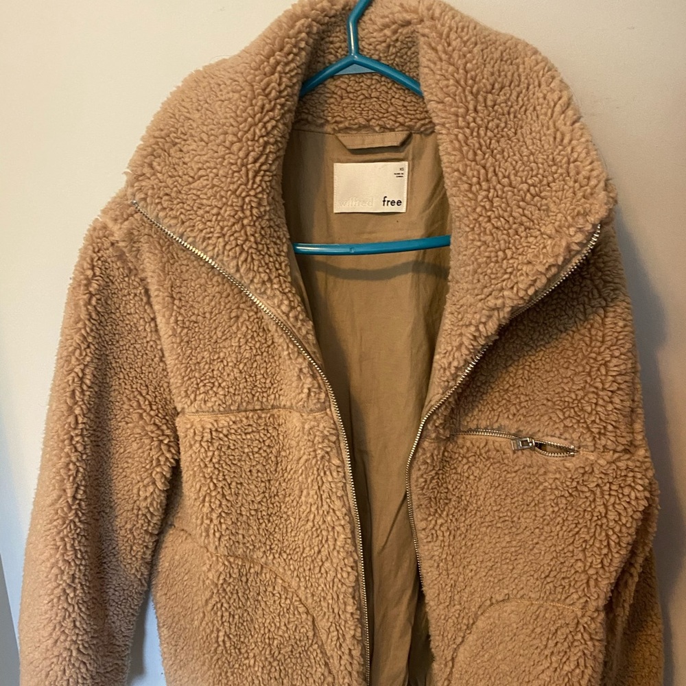 Cozy Tan Sherpa Jacket - Picture 6 of 7